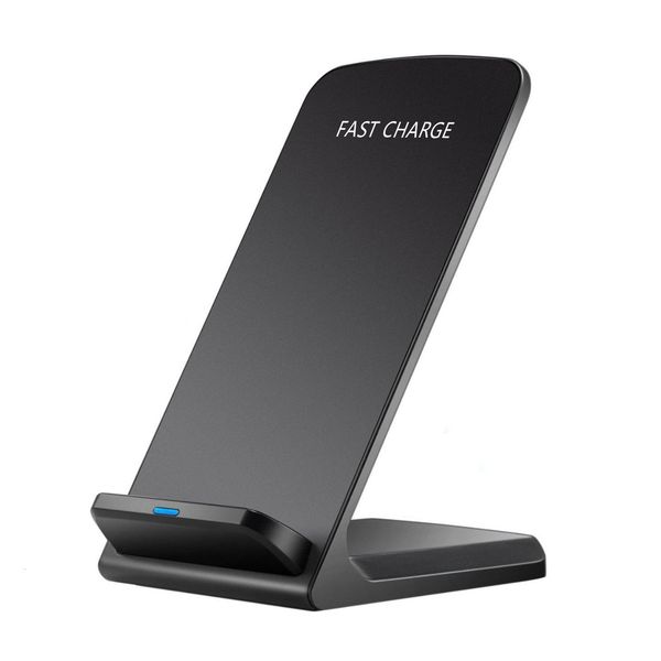 

qi wireless fast charger charging pad stand dock for to all qi devices black