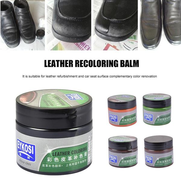 

50ml car seat color paste dyeing oil bag restore repair color to faded or leather scratch repair leather refurbish with 8 tools