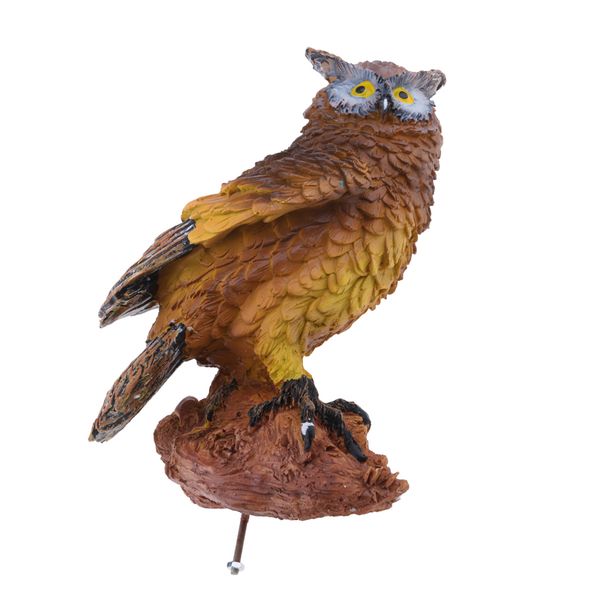 

artificial owl bird resin realistic taxidermy home garden decor