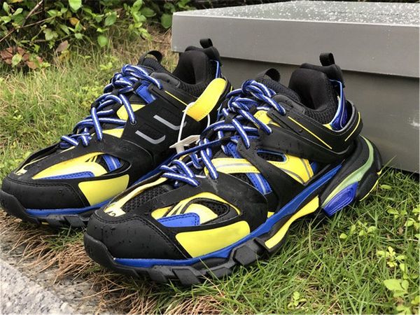 

2020 est triple s 3.0 tess s paris track white yellow orange blue black running shoes gomma maille 3m shoes sport sneaker