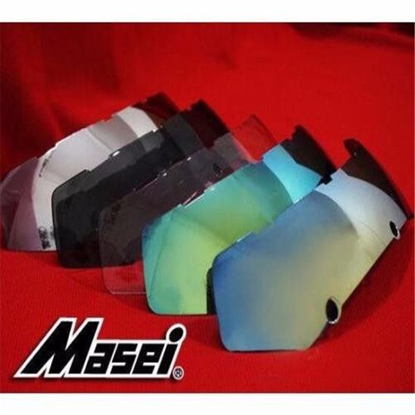 

color visor shield masei 610 man iron flip-up motorcycles helmet new