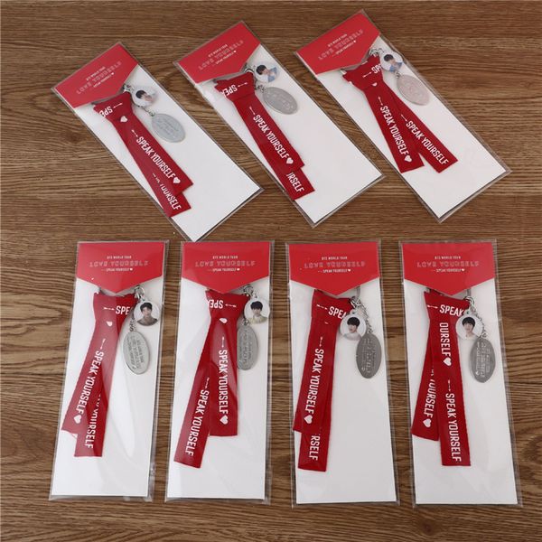 

горячий kpop bangtan boys speak yourself брелок кулон брелок официальный тот же пункт lu6763, Silver