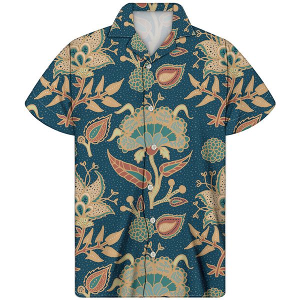 

men's casual shirts cuban guayabera shirt men hawaiian fabric bohemian style design turn-down collar short sleeve male blouse koszula, White;black