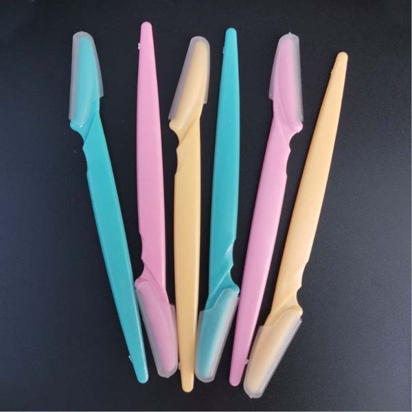 

wholesale eyebrow knife eyebrow razor facial remover shaver makeup eyebrow epilator sourcil facial hair removal blades brow trimmer