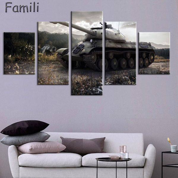 

unframed printed skull battlefield soldiers 5 pieces painting wall art children's room decor poster canvas ing