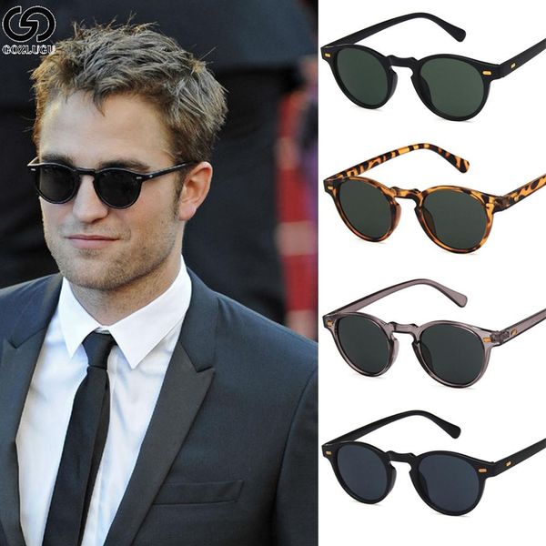 

steampunk sunglasses men's europe and america sunglasses retro round large frame glasses plastic transparent ocean lens 2019 new yjzdg