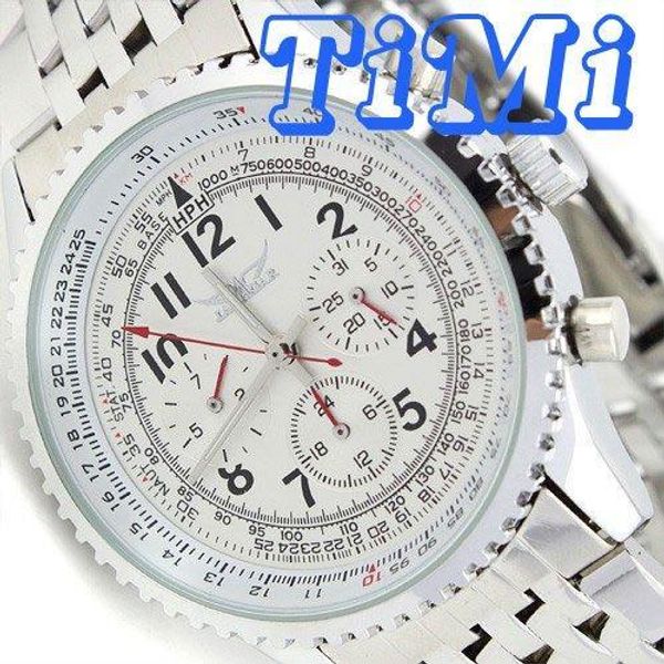 

white stylish multi wrist watch date automatic men army, Slivery;brown