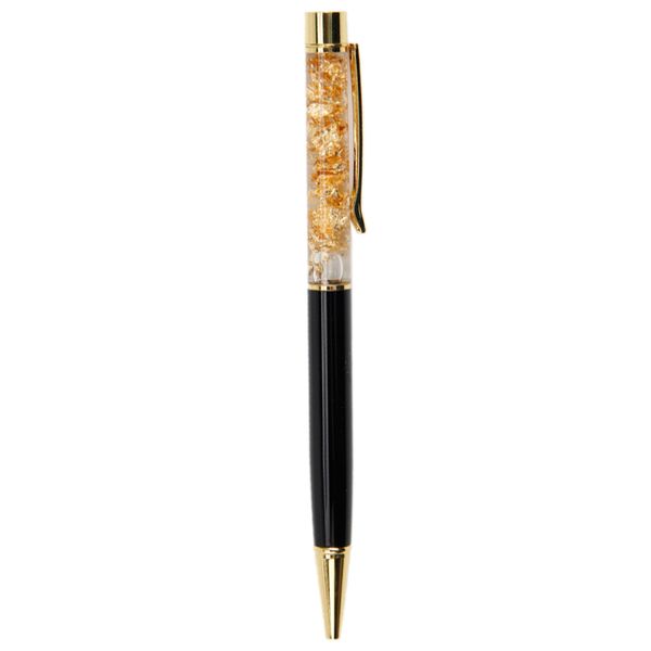 

metal crystal ballpoint pen advertising metal ballpoint pen mobile press, Blue;orange
