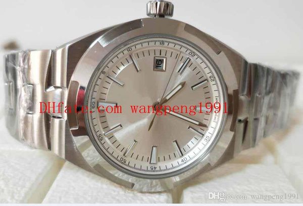 

2 colour men watch 41mm 5500v110a-b481 4500v/110a-b126 silver dial mechanical transparent automatic mens watch watche291x, Slivery;brown