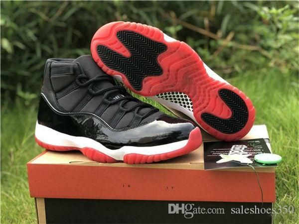 

wholesale 11 bred retros black red white varsity red classic 11s men basketball shoes sports sneakers