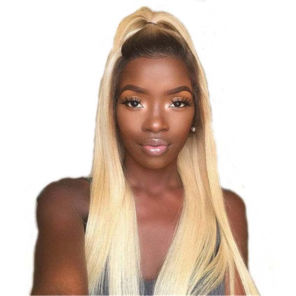 1b 613 Full Lace Wig Human Hair For White Women Real Virgin Hair