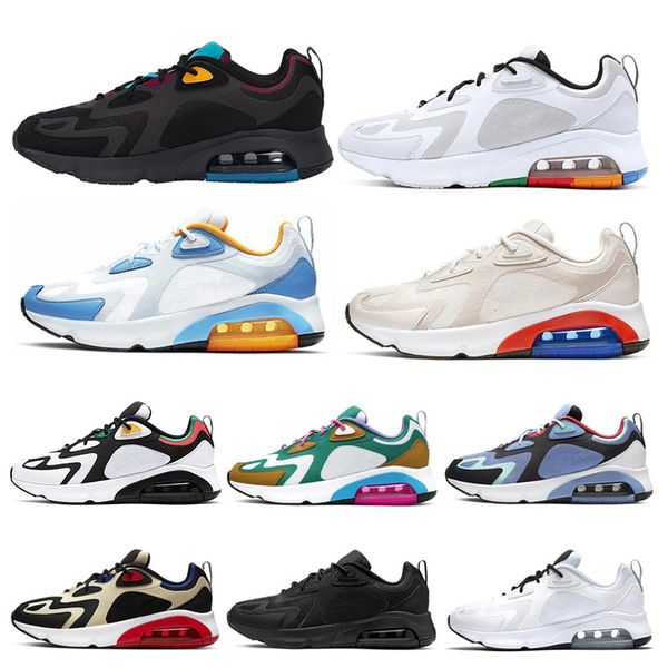 

men running shoes 200 vast grey white metallic silver team gold triple black mystic green mens sports sneakers 40-45