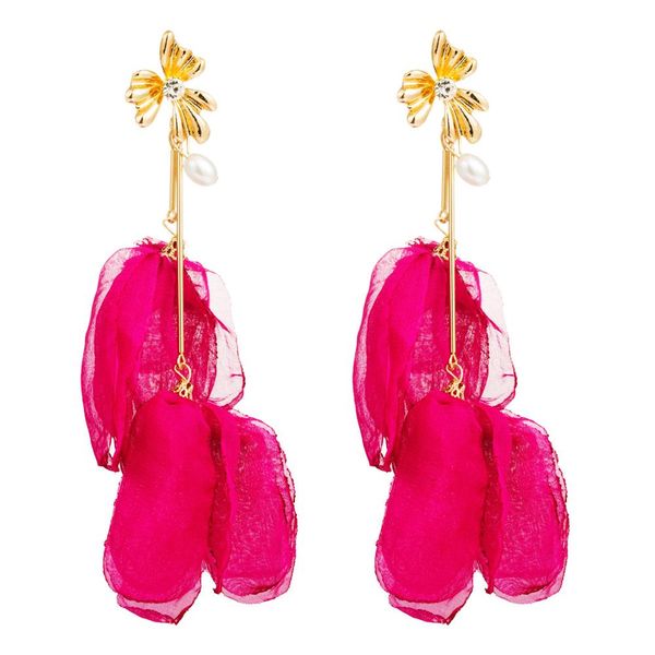 

vintage lace flowers dangle earrings for women jewelry fashion girls' statement earrings accessories 2019, Silver