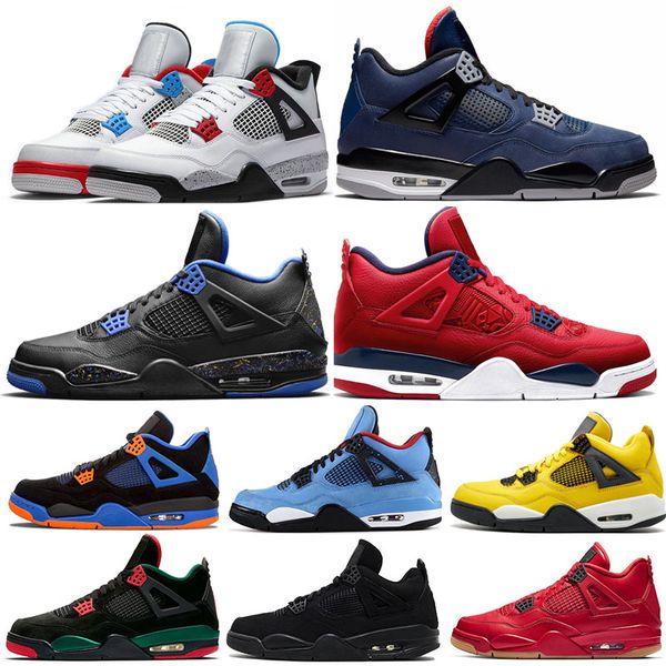 

2020 4 баскетбол обувь 4s какие прохладный серый черный-кот pure-деньги oreo белый цемент гром бред кактус джек cavs дизайнер спортивные кро