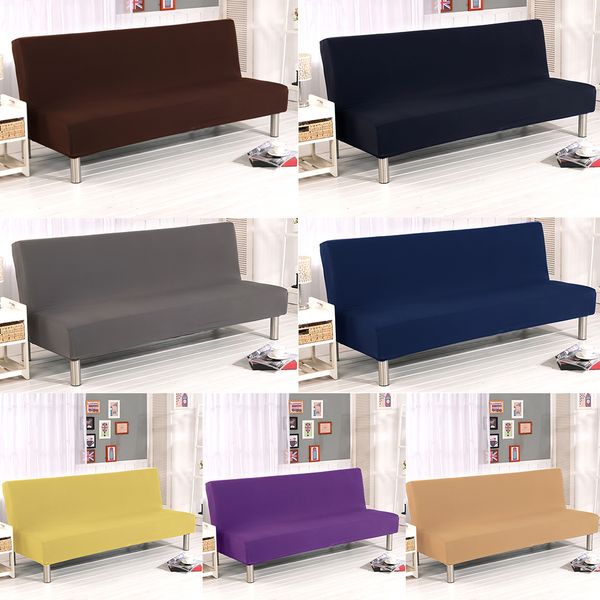 

1pc all-inclusive sofa covers folding stretch sofa bed protector slipcover without armrests for living room universal