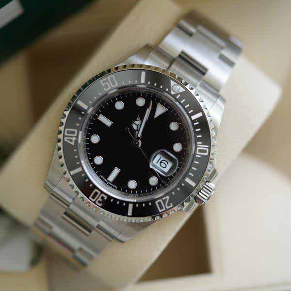 

Мужская дата спортивные часы высокое качество большие часы Sea-Dweller Красный 43 мм ziff