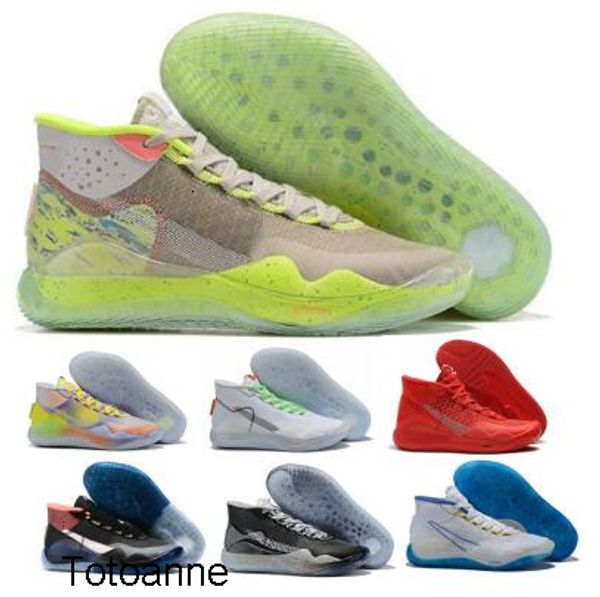 

kd 12 mens basketball shoes kevin durant eybl floral peach jam warriors home 90ss kid dub nation wolf black kd designer shoe sneakers