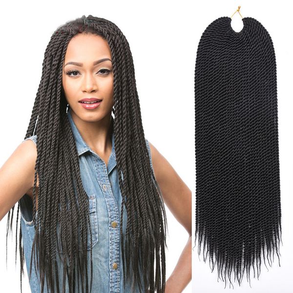 2020 1packs 22inches Crochet Hair Braids Crochet Braiding Hair