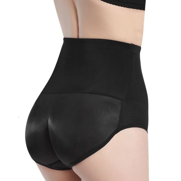

body shapers women butt seamless lifter padded panties slimming underwear women high elastic shapewear good quality drop shipping, Black;white