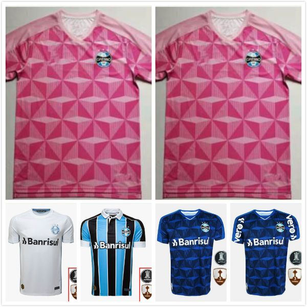 

2019 2020 gremio soccer jersey 19 20 gremio miller luan douglas diego hailon home away third football shirts camisetas de futbol, Black;yellow