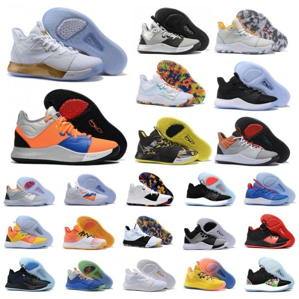 

2020 new paul george pg 3 3s palmdale iii p.george basketball shoes pg3 starry blue orange red black sports sneakers size 40-46