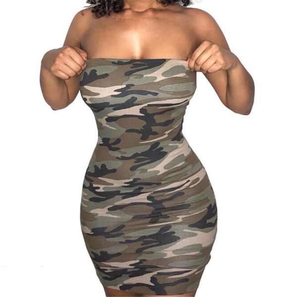 

2020 fashion summer dress fashion camouflage womens bodycon sleeveless sundress ladies summer beach casual par, Black;gray