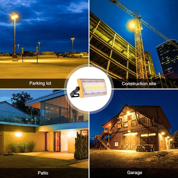 

50w led flood light cob flood light 50w outdoor waterproof construction site stadium lighting floodlight outdoor light projection lights