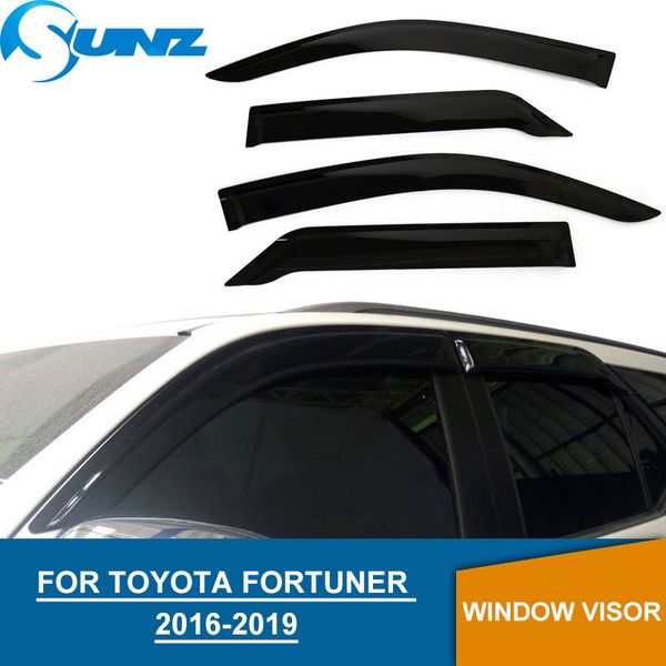 

2016-2017 car window visor for toyota fortuner hilux sw4 deflectors guards for toyota fortuner hilux sw4 2017 vent visor sunz