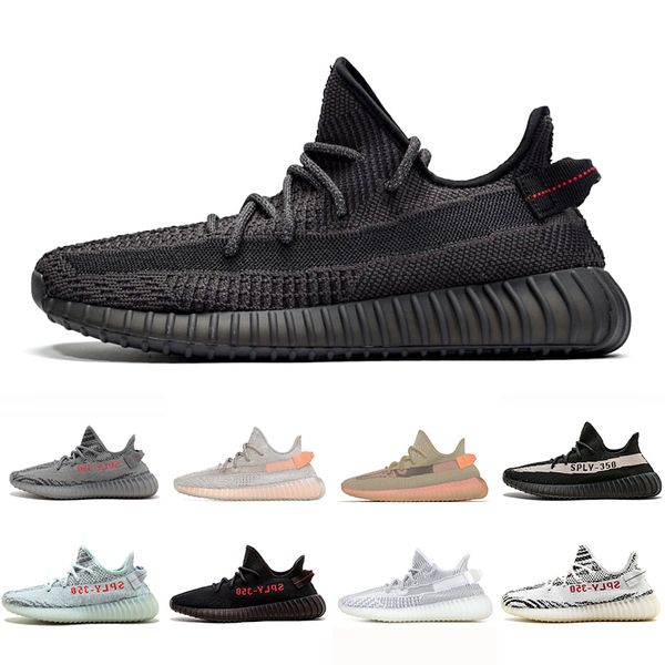 

2019 3m v2 e ame 350 tatic men running hoe kanye we t cream white black white bred women fa hion port neaker 36 45