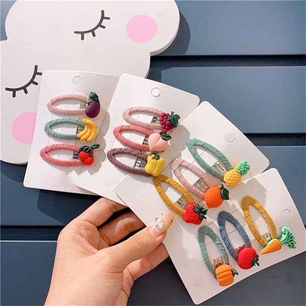 

cute princess fruit hairpins children kids hair clips barrette accessories baby girl hairgrip headwear hairclip oval bb clip, Slivery;white