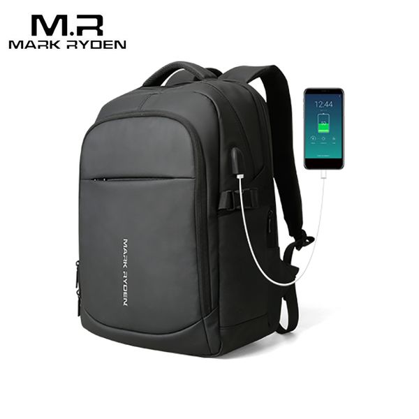 

mark ryden 2019 man backpack multifunctional waterproof 15.6inch lapmulti-layer pockets bag man usb charging school backpack