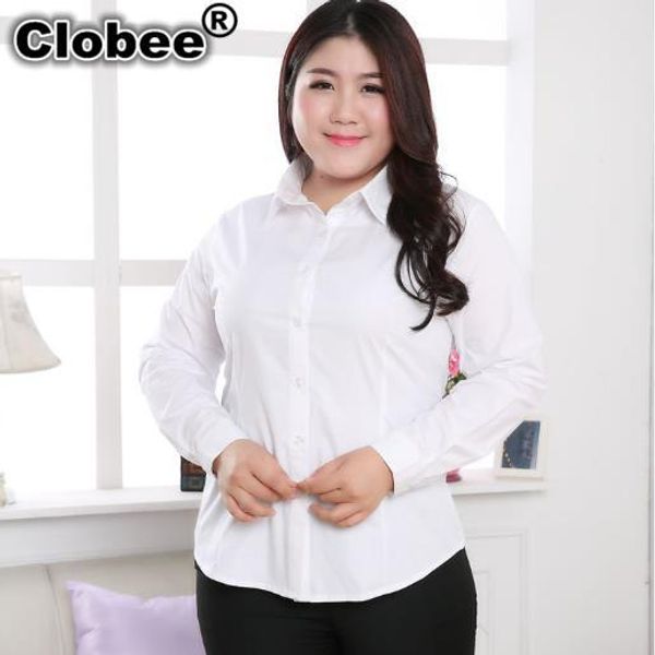 

ropa women blusas shirts 2020 elegant office women wear blouse white long-sleeved plus size formal blusas shirt femininas m329
