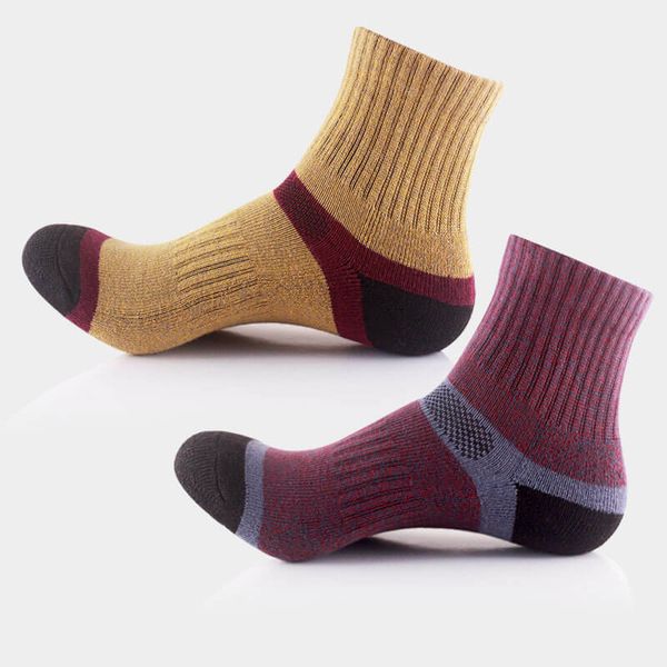 

2 pairs men's sport socks ankle crew quarter socks comfort cotton sport cycling bowling camping running hiking 2 color, Black