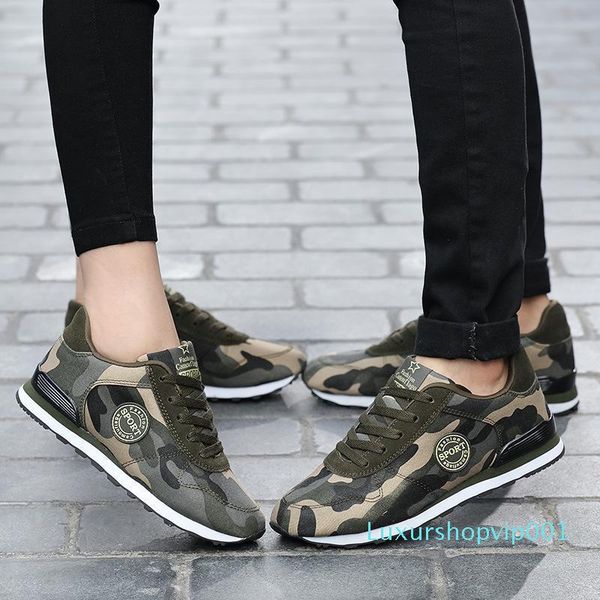 

womans canvas shoes camouflage military casual shoes spring autumn breathable camo flats womans fashion lovers 02, Black