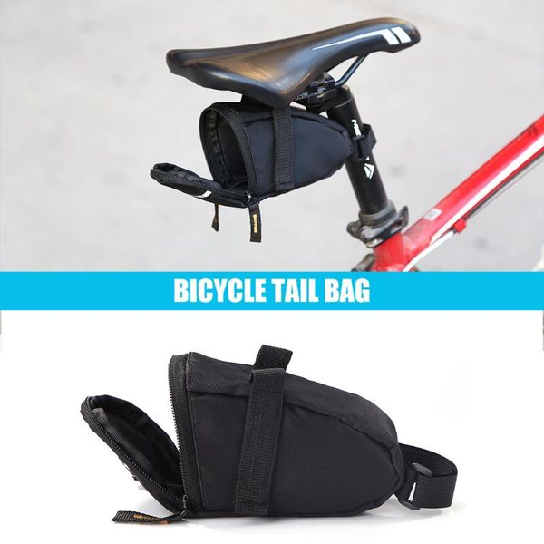 Road MTB Mountain Bike Cycling Saddle Bag Tail Rear Seat Post Case Pouch Storage