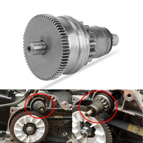 

starter motor gear clutch bendix for gy6 49cc 50cc 60cc 139qmb 139qma scooter moped atv go-kart engine