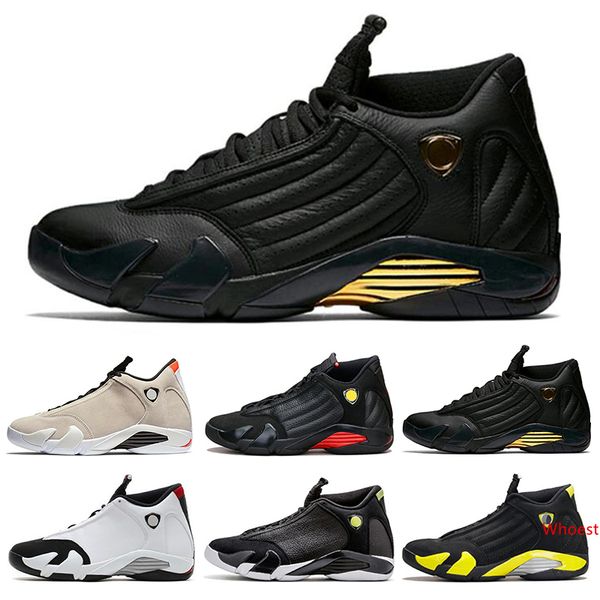 

new 14 14s basketball shoes men fusion purple last sblack fusion varsity red xiv playoffs sneakers eur size 7-13