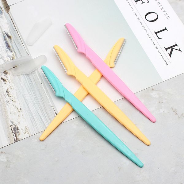 

3pcs/set stainless steel blade face eyebrow hair removal razor trimmer shaper shaver ing