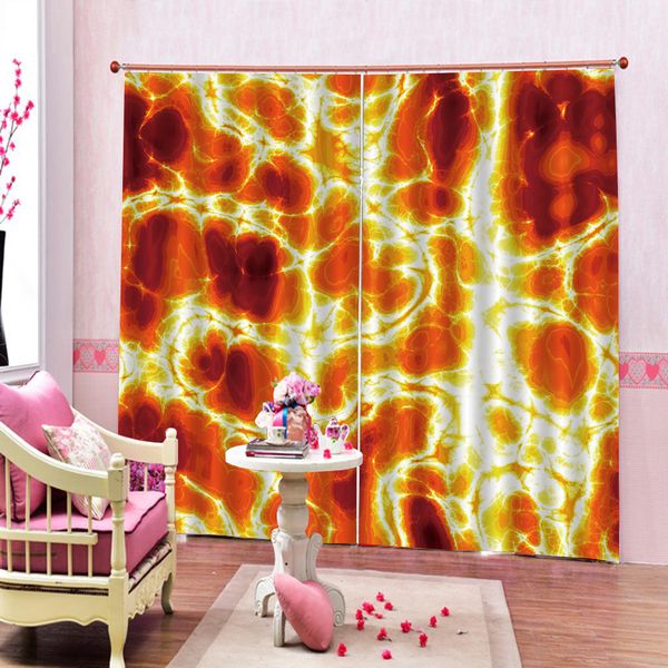 

wholesale 3d curtain window fantasy red gorgeous color customize your favorite beautiful blackout curtains for you