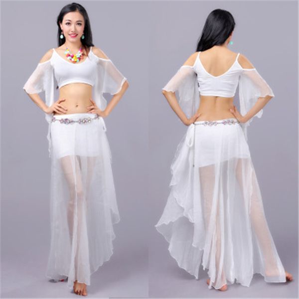 

2019 women belly dance costume oriental dancing clothing for women 3 pcs belly dance dress costume training dress or performance, Black;red