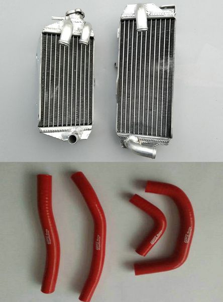 

aluminum radiator + silicone hose for crf450r crf450 crf 450 r 4-stroke 2017 2018 crf450x 17 18