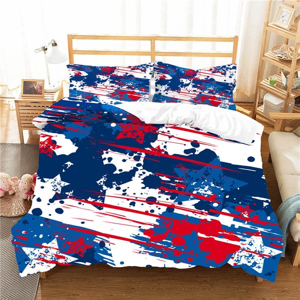 

double duvet cover bedroom clothes abatract pattern home textiles with pillowcase bedding coverlet king  double size