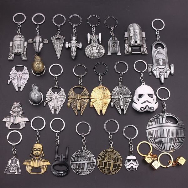

горячая продажа нового способа spaceship вход keychain охладить фалькон keyrings сплав подвеска брелоков мужчины ювелирные аксессуары