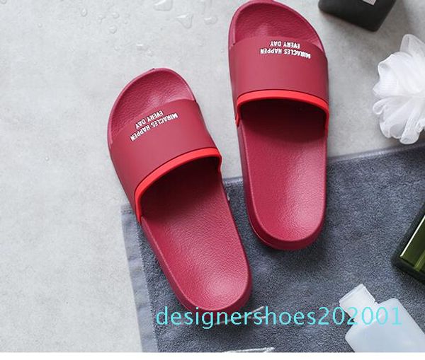 

2018 22 men slipper lightweight trendy purple white black trendy men shoes waterproof shipping d01