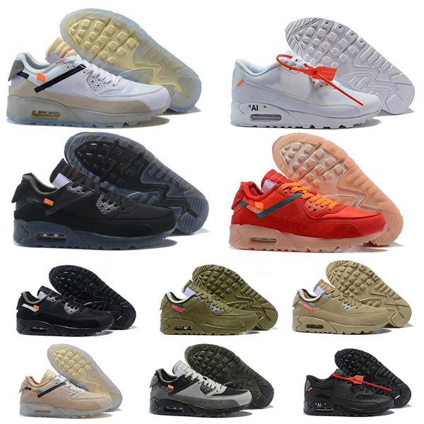 

new air cushion men jogging shoes outdoor off-road coaches women casual shoes triple black white racing sports shoes