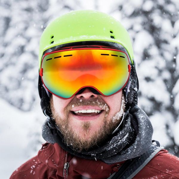 

ski goggles double layers uv400 anti-fog big ski mask glasses skiing snow men women snowboard goggles