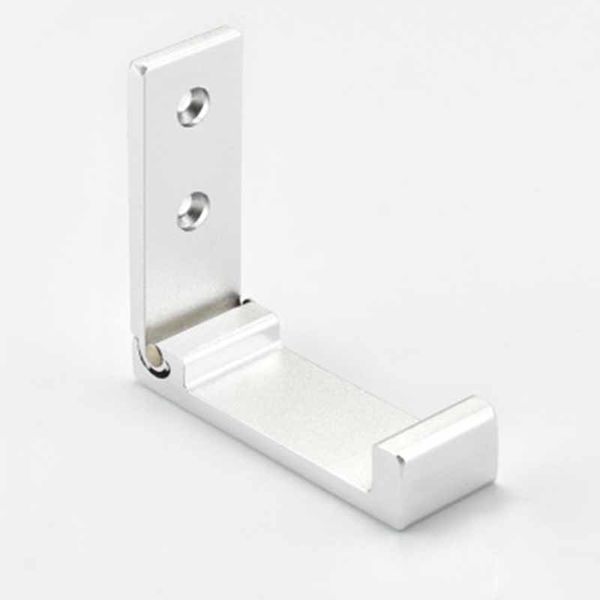 

folding hooks wall door clothe hangers aluminum-alloy rustproof towel hook