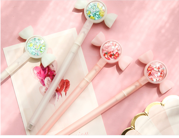

144pcs/lot wholesale gel pen change color candy cartoon creative neutral pen students stationery writing supplies gp834