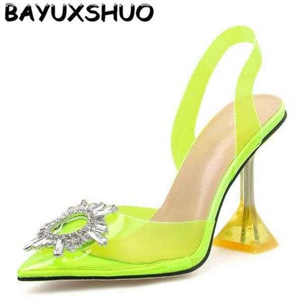 

bayuxshuo sun flower ladies sandals кристалл вино стекла каблук высокие каблуки сзади ремни роман стиль сандалии summer party женская обувь, Black
