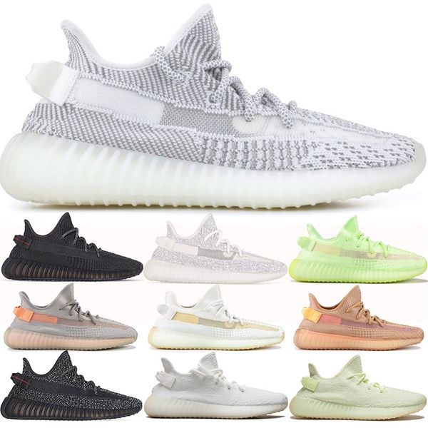 

Men Women Running Shoes Black 3M Reflective Static Clay True Form Hyperspace Butter kanye West Mens Designer Sports Sneaker Online Sale